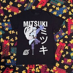 Boruto Naruto Next Generation Mitsuki Black Graphic Tee Shirt / Size S